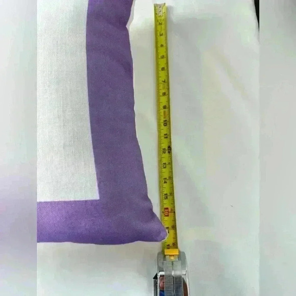 TAYLOR SWIFT INSPIRED Lights Camera Large White/Purple Pillow - Picture 6 of 6